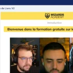 Capture d’écran de la formation YouTube des Wizards sur la vente de liens