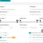 Interface de Linkavista pour la recherche de spots