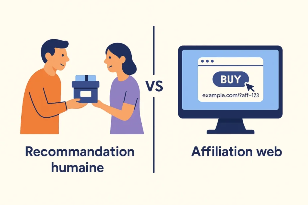 Métaphore visuelle de l’affiliation humaine et automatisée