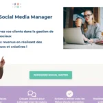 Page d'accueil de la formation Social Writer de FRW