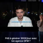 Capture page d'accueil du site de Melvin Nolius; Mon avis sur sa formation