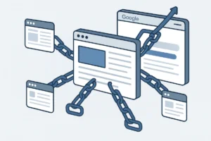 Illustration symbolisant la puissance des backlinks pour le SEO