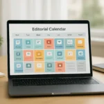Exemple de calendrier éditorial pour une stratégie de content marketing