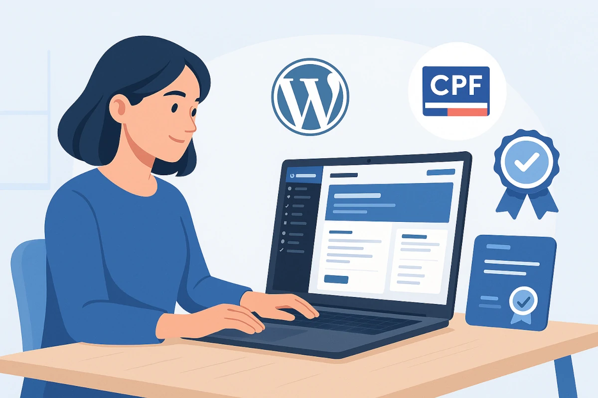 Se former à WordPress avec une formation certifiante finançable CPF