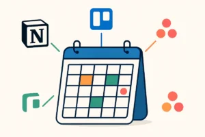 Comparatif des outils Notion, Trello et Asana pour calendrier éditorial