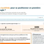 page de résultats de 12backlinks