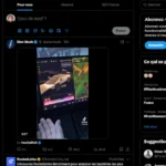 Page d'accueil du réseau social X (ex-tweeter)