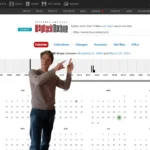 Page de résultat de la wayback machine, un site qui archive tout l'internet !
