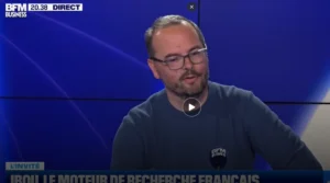 Sylvain Peyronnet, cofondateur et président de IBOU, invité de François Sorel dans Tech & Co, sur BFM Business